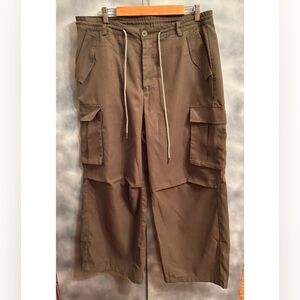 Cider Green Cargo Style Pants